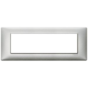 Placca 7M Tecnopolimero Silver VIMAR 14657.27