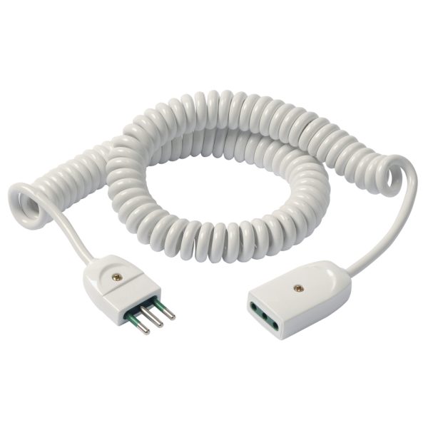 Cavo Prolunga Estensibile 3G0,75 5M Bianco VIMAR 0P32352.B