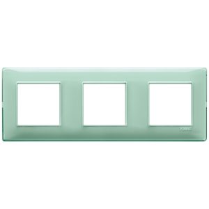 Placca 6M (2+2+2) Int71 Reflex Menta VIMAR 14644.44