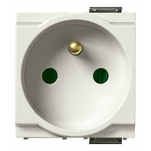 Presa Sicury 2P+T 16A Francese Bianco VIMAR 17042.B