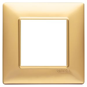 Placca 2M Oro Opaco VIMAR 14642.25