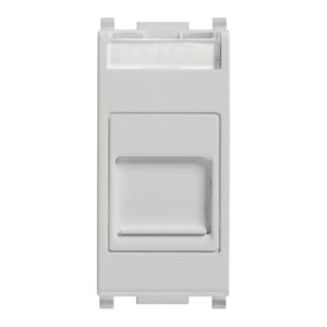 Presa Rj11 6/4 Con Portello Silver VIMAR 14322.SL