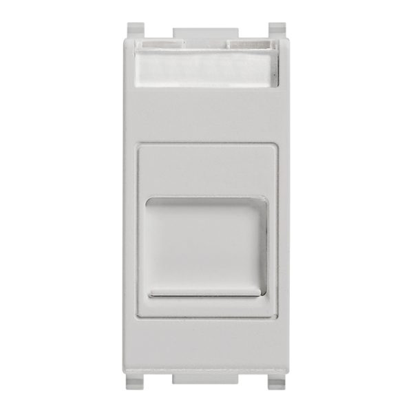 Presa Rj11 6/4 Con Portello Silver VIMAR 14322.SL