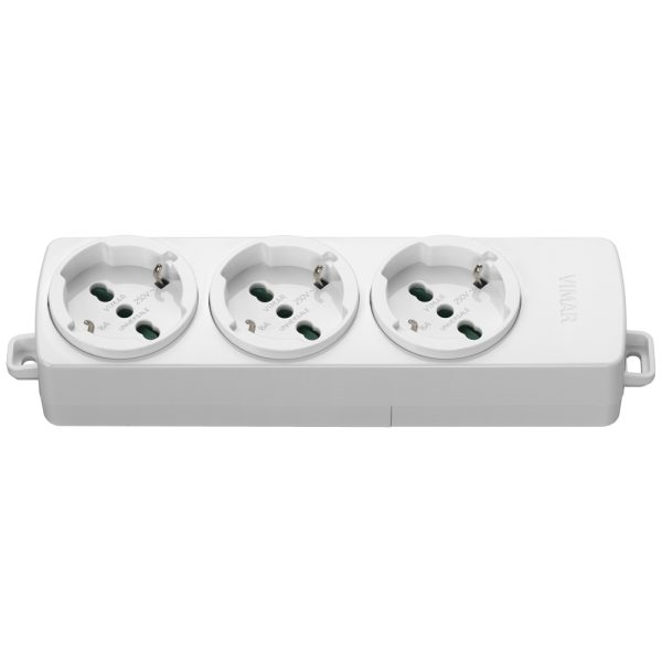 Presa Multipla 3 Universale Bianco VIMAR 01287.NC.B