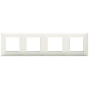 Placca 8M (2+2+2+2) Int71 Avorio VIMAR 14669.02