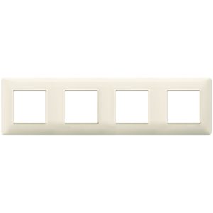 Placca 8M (2+2+2+2) Int71 Beige VIMAR 14669.03