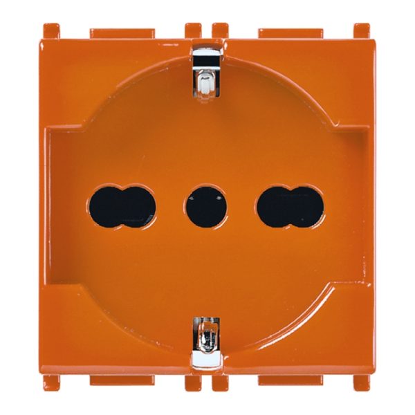 Presa 2P+T16A Univ Antibatterico Arancio VIMAR 14210.AB.A