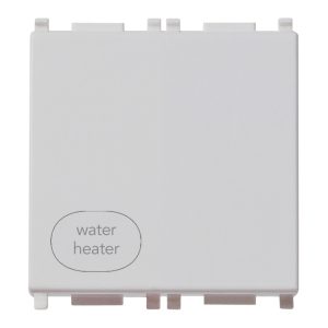 Interruttore 2P 20Ax Wat./ Heat. 2M Silver VIMAR 14016.2.WH.SL