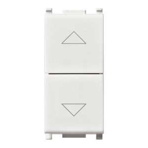 Due Pulsanti Interbloccati 1P No+No 10A Bianco VIMAR 14062