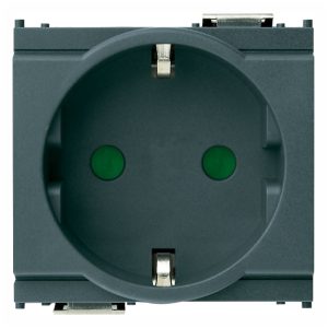 Presa Sicury 2P+T 16A Tedesco Grigio VIMAR 16208
