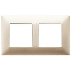 Placca 4M (2+2) Int57 Champagne Opaco VIMAR 14645.22