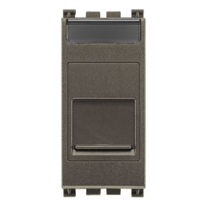 Presa Rj11 6/4 Con Portello Metal VIMAR 19322.M
