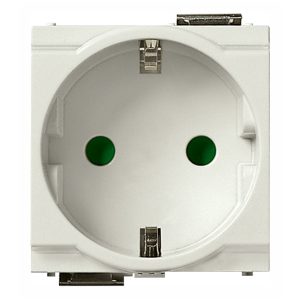 Presa Sicury 2P+T 16A Tedesco Bianco VIMAR 17038.B