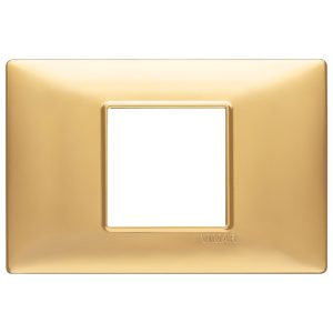 Placca 2M Centrali Oro Opaco VIMAR 14652.25