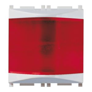 Spia Prismatica Rosso Silver VIMAR 14387.R.SL