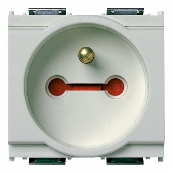 Presa 2P+T Francese +Blocco Bianco VIMAR 16213.B