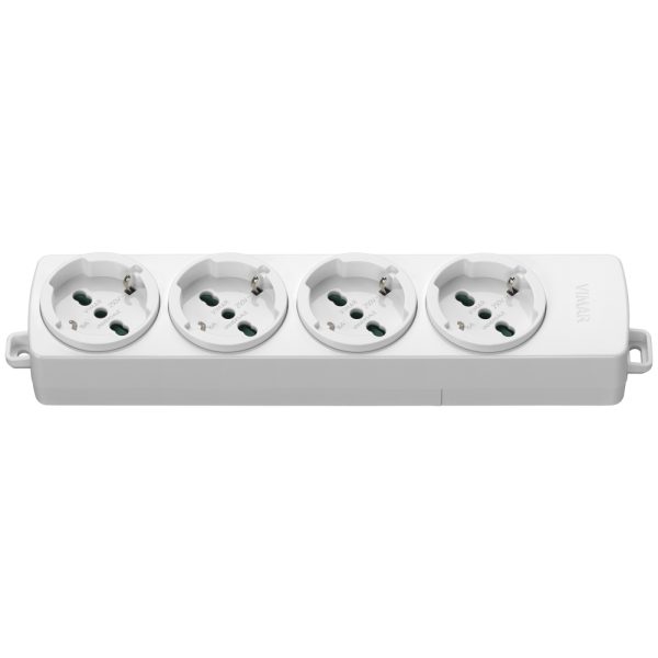 Presa Multipla 4 Universale Bianco VIMAR 01291.NC.B