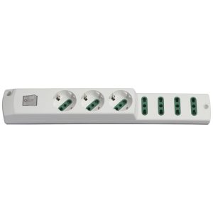 Presa Mult. 3P30+4P17/11+Int. Bianco VIMAR 00425.NC.B