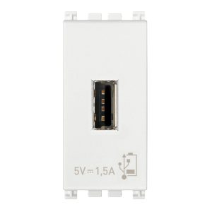Unità Alimentazione Usb 5V1,5A 1M Bianco VIMAR 19292.B