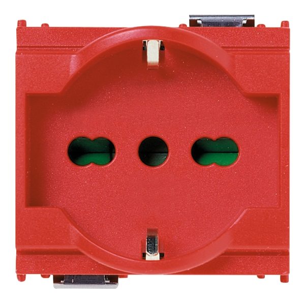 Presa 2P+T 16A Universale Rosso VIMAR 16211.R