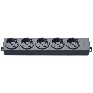 Presa Multipla 5 Universale Nero VIMAR 01293.NC