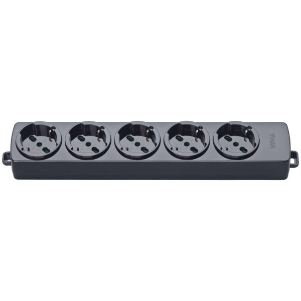 Presa Multipla 5 Universale Nero VIMAR 01293.NC