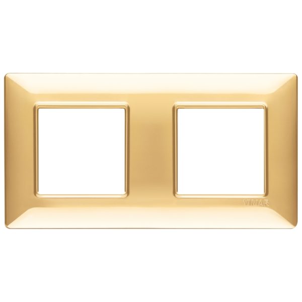 Placca 4M (2+2) Int71 Oro Lucido VIMAR 14643.24