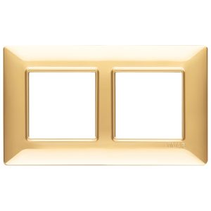 Placca 4M (2+2) Int57 Oro Lucido VIMAR 14645.24