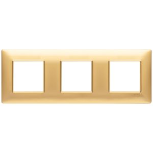 Placca 6M (2+2+2) Int71 Oro Opaco VIMAR 14644.25