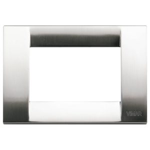 Placca Classica 3M Nichel Spazzolato VIMAR 16733.34