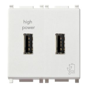 Unità Alimentazione Usb 5V2,1A 2M Bianco VIMAR 14295