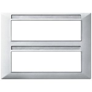 Placca 14M Argento Opaco VIMAR 14690.20