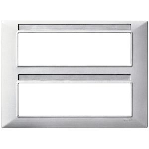 Placca 14M Tecnopolimero Silver VIMAR 14690.27