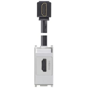 Presa Hdmi Con Cavo A 90° Silver VIMAR 14346.H.SL