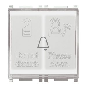 Pulsante + 2 Spie Hotel 230V VIMAR 14097