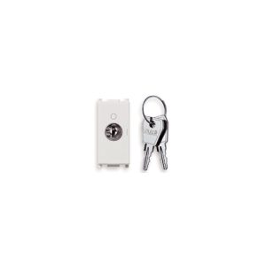 Pulsante 2P No 16A +Chiave Unif. Bianco VIMAR 14087.CU