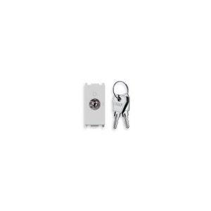 Interr. 2P 16Ax +Chiave Unif. Off Silver VIMAR 14083.S.CU.SL
