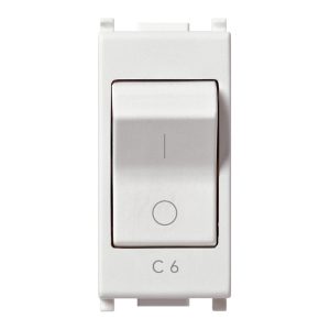 Interruttore Mt 1P+N C6 120-230V Bianco VIMAR 14405.06