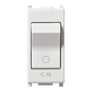 Interruttore Mt 1P+N C10 120-230V Bianco VIMAR 14405.10