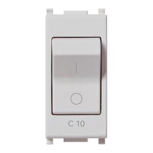 Interruttore Mt 1P+N C10 120-230V Silver VIMAR 14405.10.SL