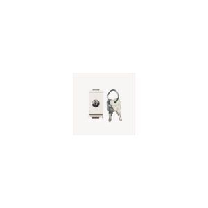 Pulsante 1P No 16A +Chiave Unif. Bianco VIMAR 16180.CU.B