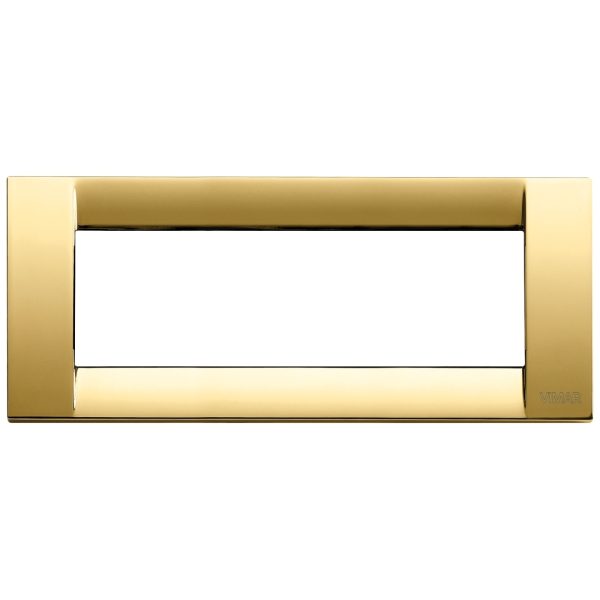 Placca Classica 6M Oro Lucido VIMAR 16736.32