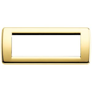Placca Rondò 6M Oro Lucido VIMAR 16756.32