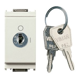 Interruttore 2P 16Ax +Chiave Bianco VIMAR 16165.B