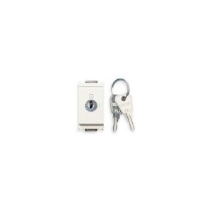 Pulsante 2P No 16A +Chiave Bianco VIMAR 16185.B