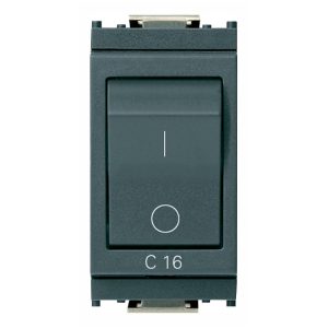 Interruttore Mt 1P+N C16 120-230V Grigio VIMAR 16505.16