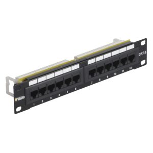 Pannello 10In 12 Rj45 Cat6 Utp 1U VIMAR 03303.3