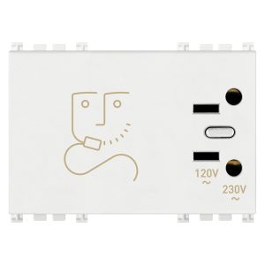 Presa Per Rasoio 230V Bianco VIMAR 19290.B