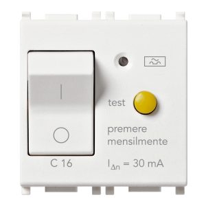 Interruttore Mtdiff.1P+N C16 30Ma Bianco VIMAR 14411.16.30