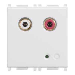 Ingresso Audio Rca 2M Bianco VIMAR 14582